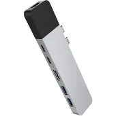 Hyper HyperDrive NET, Schwarz, Silber, HDMI, RJ-45, Thunderbolt 3, USB 3.2 Gen 1 (3.1 Gen 1) Type-A, USB 3.2 Gen 1 (3.1 Gen 1) Type-C, Aluminium, FCC, CE, USB