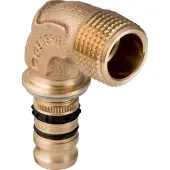 Geberit Mepla Pressfitting Bogen 90 Rotguss 20 mm x 3/4 " AG 602.253.00.5