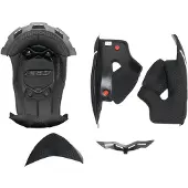 Cgm Vollschwarzes Innenfutter 320 TRON Helm Größe XXL