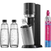 SodaStream Wassersprudler DUO titan Vorteilspack inkl. 3 Flaschen und Quick Connect Zylinder