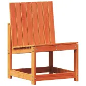 vidaXL Gartenstuhl Wachsbraun 50,5x55x77 cm Massivholz Kiefer