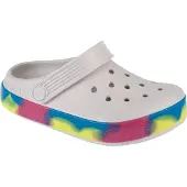 Crocs Off Court Glitter Band Kids Clog 209714-1FS, Badelatschen, für Mädchen, Weiß, Größe: 32/33