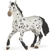 Papo Appaloosa Pferd Schwarz, 37 g