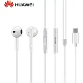 Huawei Original Kopfhörer In-Ear CM33, Mikrofon, USB Typ C, Weiß