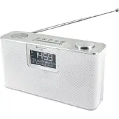 Soundmaster DAB700WE, Persönlich, Analog & Digital, DAB+, FM, 12 W, LCD, 7,37 cm (2.9")