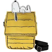 Loungefly Snoopy Schlafendes Hundehaus 75. Jubiläum Handtasche Gelb Gelb One Size