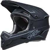 O'Neal Fullface Helm Backflip Solid , Schwarz, XL