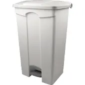 Helit Tretabfalleimer the step H2402305 90l rechteckig weiß