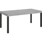 Itamoby Ausziehbarer Tisch 90 x 180/284 cm, Gestell "Everyday Cement Anthrazit".