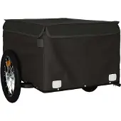 vidaXL "Winter Sale" Fahrradanhänger - Schwarz Fahrradanhänger Schwarz 45 kg Eisen DE3510747