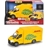 Majorette Mercedes-Benz Sprinter DHL (gelb, Mit Licht und Sound)