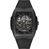Ingersoll Herren Analog Uhr Elegant PUR/ Alcantara Armbanduhr schwarz UIN12307