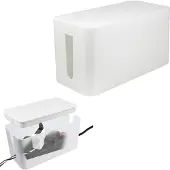 Logilink KAB0061, Kabelgehäuse, Kunststoff, Weiß
