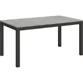 Itamoby Ausziehbarer Tisch 90x160/420 cm Everyday Evolution Cement Anthrazit Gestell