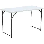 Oviala Weißer Klapptisch in 122 x 61 x 74 cm Weiß - REKKEM