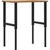 Syfax Werkbank Hellbraun 80x60x(71,5-98) cm Massivholz Eiche