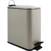 Spirella Treteimer Paris - beige - 5 Liter - Metall - 28x29 cm - soft-close