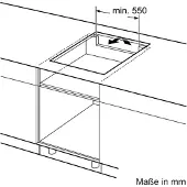 NEFF T56SHF1L0, Schwarz, Edelstahl, Integriert, 60 cm, Zonen-Induktionskochfeld, Glaskeramik, 4 Zone(n)