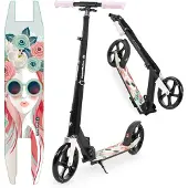 HyperMotion Faltbarer City-Scooter VIBE Pink – Belastbar bis 100 kg