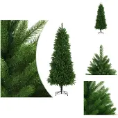 vidaXL Künstlicher Weihnachtsbaum Naturgetreue Nadeln 240 cm Grün - Weihnachtsbäume