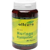 Allcura Moringa Blattpulver Kapseln, 90 St KAP