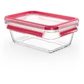 EMSA Clip&Close Glass Vorratsdose 850 ml Glas Rot