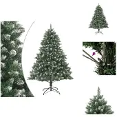 vidaXL Künstlicher Weihnachtsbaum mit Ständer 180 cm PVC - Weihnachtsbäume