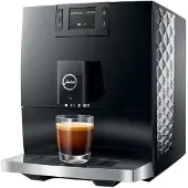 Jura C3 Piano Black (EA) Kaffeevollautomat (Professional Aroma Grinder, Piano Black, 2,6"-Klartext-Display, 200 g Bohnenbehälter, 1,6 l Wassertank)