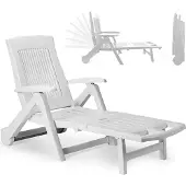IPAE Progarden Ipae Pro Garden 75329 Liegestuhl Weiß Weiß One Size