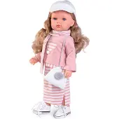 Marina & Pau Bella-puppe Im Gestreiften Kleid Rosa Rosa One Size