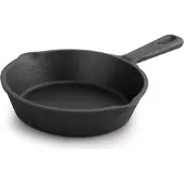 Wasa Servierpfanne / Bratpfanne, Gusseisen unbeschichtet, Ø 16-25 cm wählbar : Brat-/Servierpfanne mit zwei Schnaupen, Ø 20 cm, Variante: Brat-/Servierpfanne mit zwei Schnaupen, Ø 20 cm