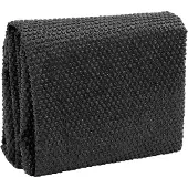 vidaXL Poolabdeckung Schwarz 210 cm PE