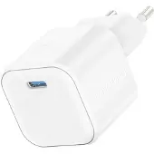 Swissten , GaN USB-C Ladegerät Kompakt Power Delivery 20W, Weiß
