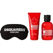 Dsquared2 Red Wood Geschenkset Eau de Toilette 50ml + 100ml Duschgel + Schlafmaske