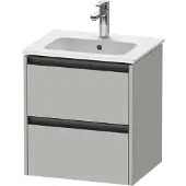 Duravit Waschtischunterschrank Ketho.2 51x42x54,9cm, 2 SBK, wandhängend, betongr ma