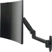 Ergotron LX Series LX Wall Monitor Arm, Schrauben, 11,3 kg, 50,8 cm (20"), 86,4 cm (34"), 100 x 100 mm, Schwarz