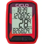 Ciclosport Fahrradcomputer Protos 213 Wireless – kabellos analog rot 10152132