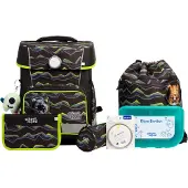School-mood School Mood Champion Pro Finn (Raubkatze), 7-tlg. Schulranzenset