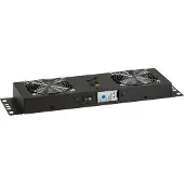 PROCABLE Lüftereinheit m. Thermostat,IP55,2-fach f.19"Wandg.,sw