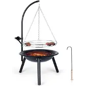Progarden Feuerschale mit Grill BBQ 55 cm