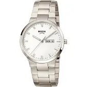 Boccia Herren Armbanduhr 3649-01 Classic Titan
