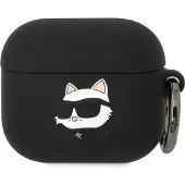 Karl Lagerfeld Silikon NFT Choupette Kopf 3D - AirPods 3 Fall (czarny)
