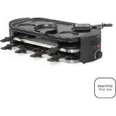 Livoo Raclettegrill für 8 personen, 1600 w, schwarz DOC337