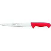 Arcos Farbe - Prof 295522 rostfreier Stahl Nitrum und mango ergonomisches rotes Polypropylenmesser mit 25 cm Klinge, Display-Abdeckung