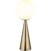 Globo Lighting Tischleuchte Metall messingfarben matt, 1x E27