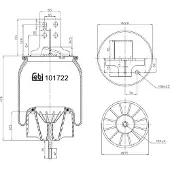 FEBI BILSTEIN Federbalg, Luftfederung 101722