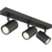 Globo Lighting Graue Deckenleuchte James 3-flammig