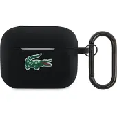 Lacoste , Silikonhülle mit Karabiner für AirPods Pro 2, Schwarz