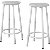 Vicco Barhocker Edmonton Weiß 31.5 x 64 cm 2 Teile, Model 49413
