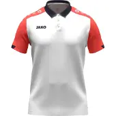 Jako Herren Polo Dynamic 6370-026 3XL - Weiß/Coral/Marine - 3XL
